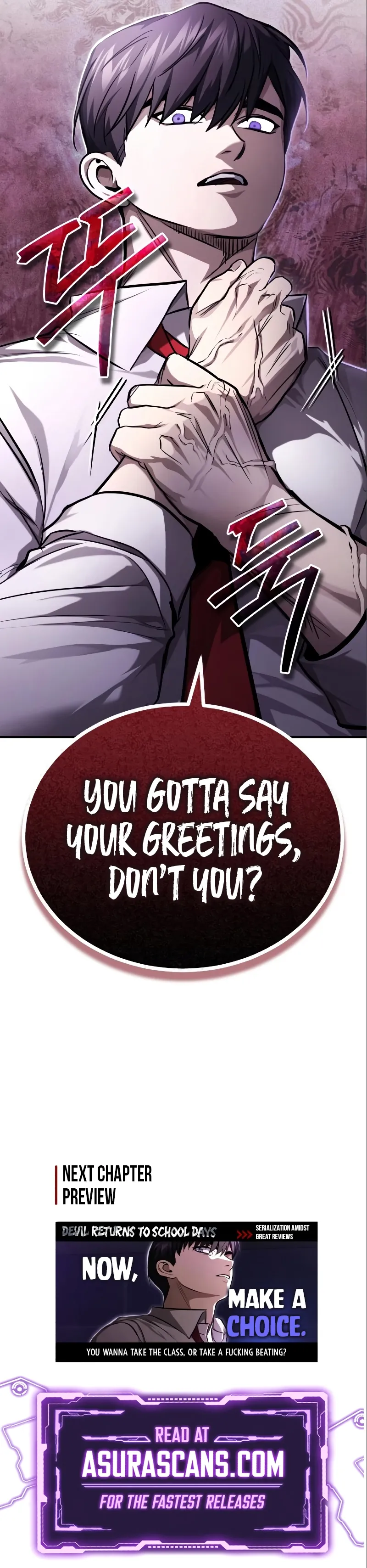 Read Devil Returns To School Days EN Manga Online