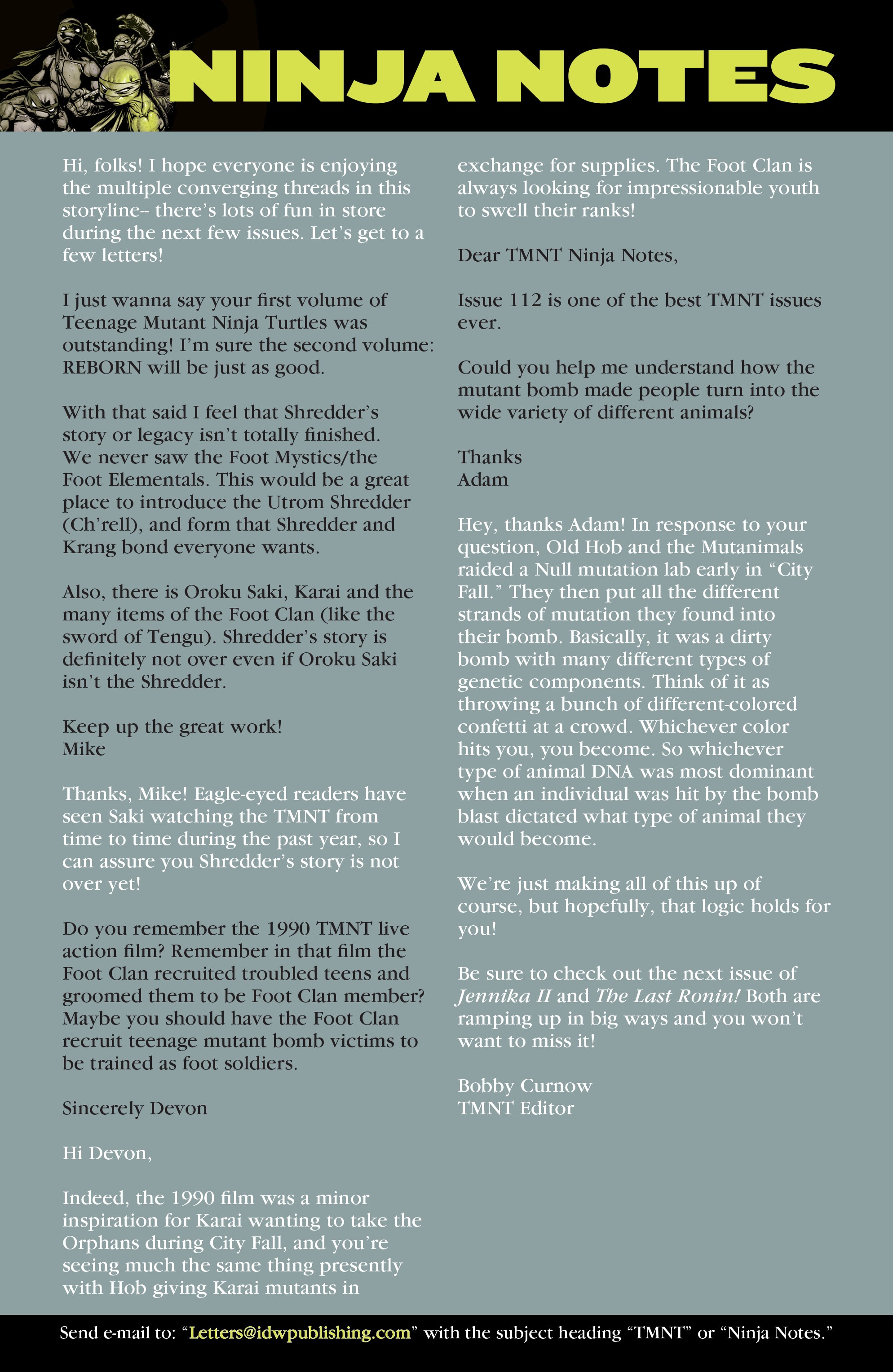 Read Teenage Mutant Ninja Turtles (2011) EN Manga Online