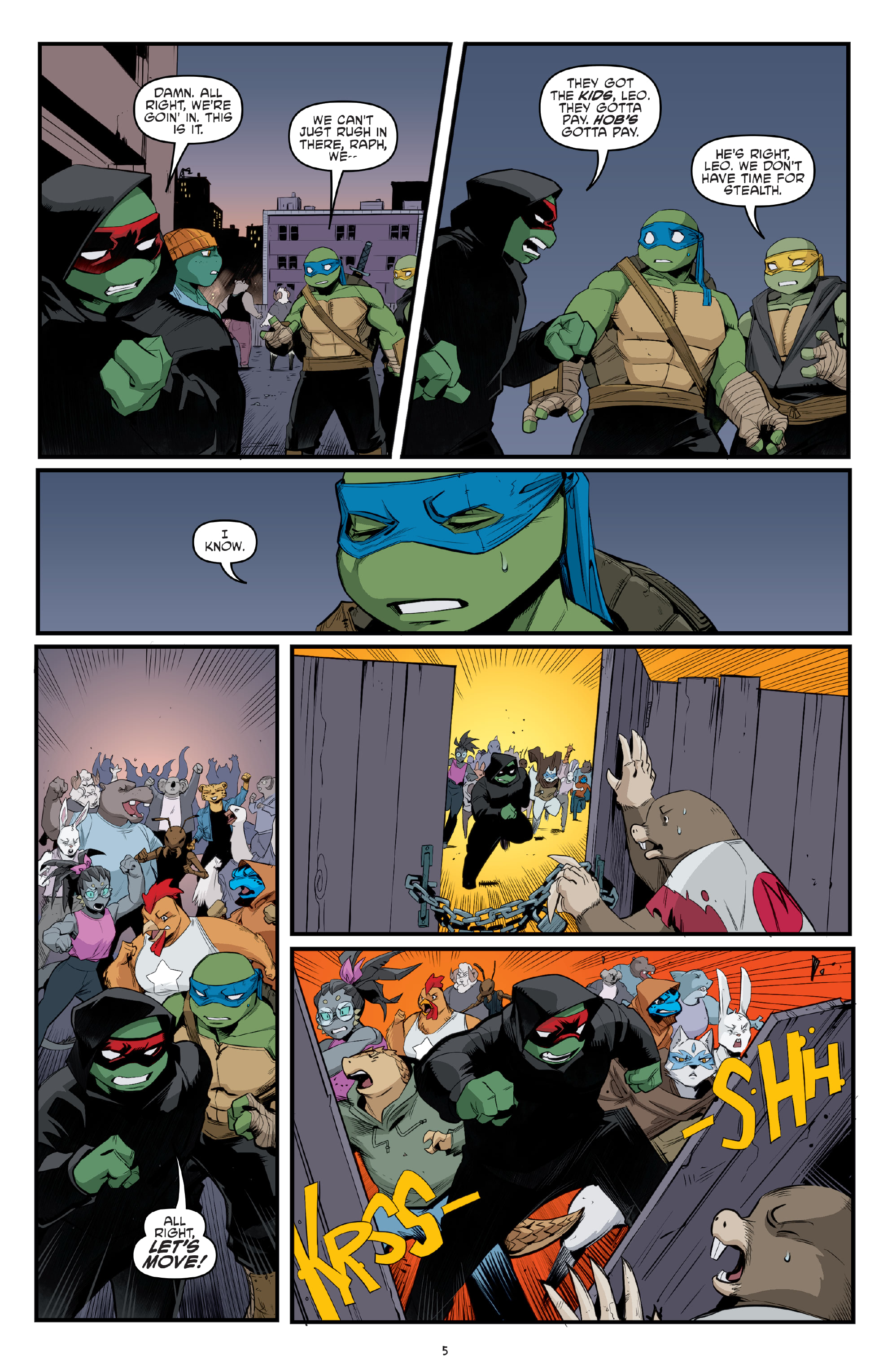 Read Teenage Mutant Ninja Turtles (2011) EN Manga Online