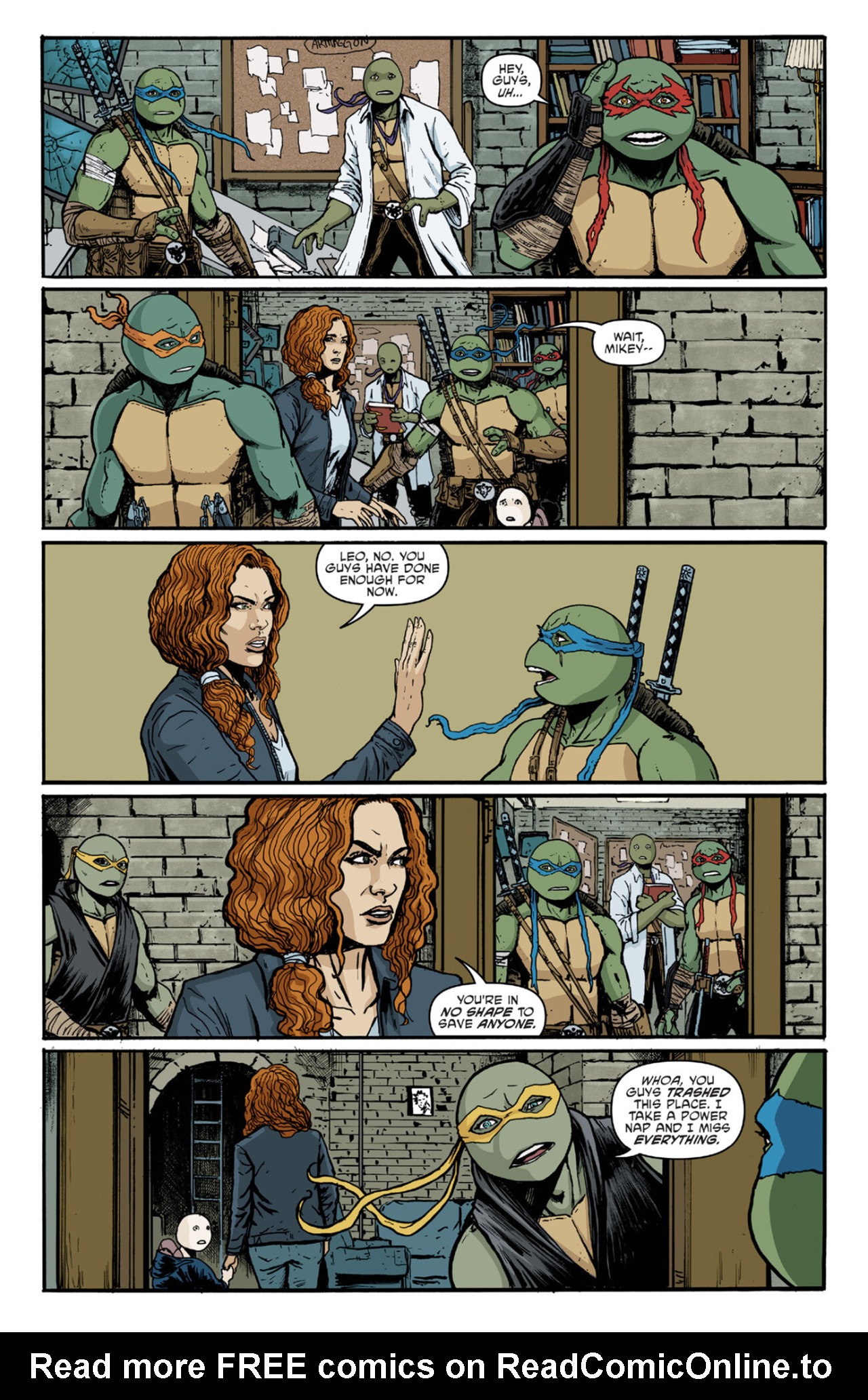 Read Teenage Mutant Ninja Turtles (2011) EN Manga Online