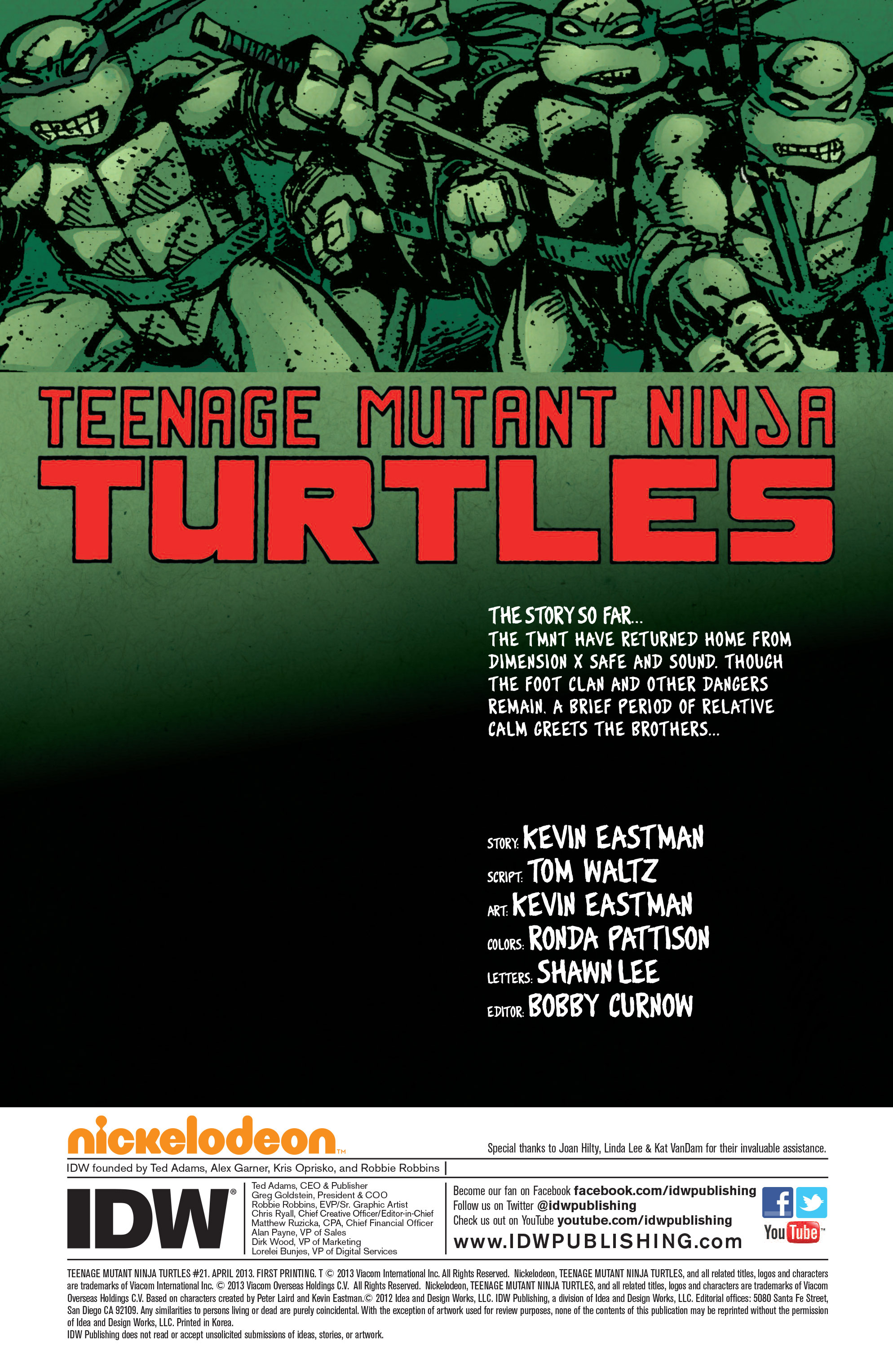 Read Teenage Mutant Ninja Turtles (2011) EN Manga Online