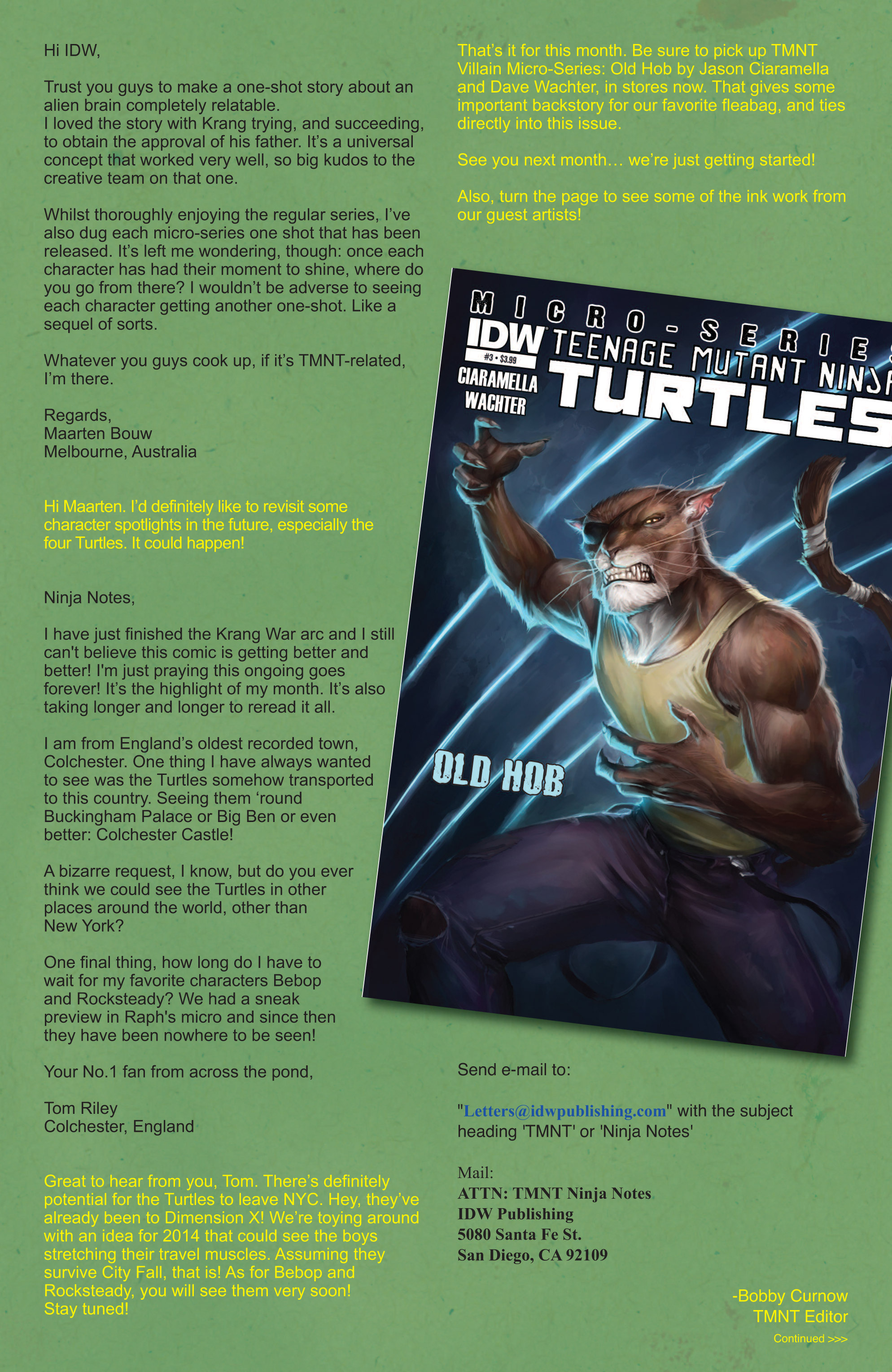 Read Teenage Mutant Ninja Turtles (2011) EN Manga Online
