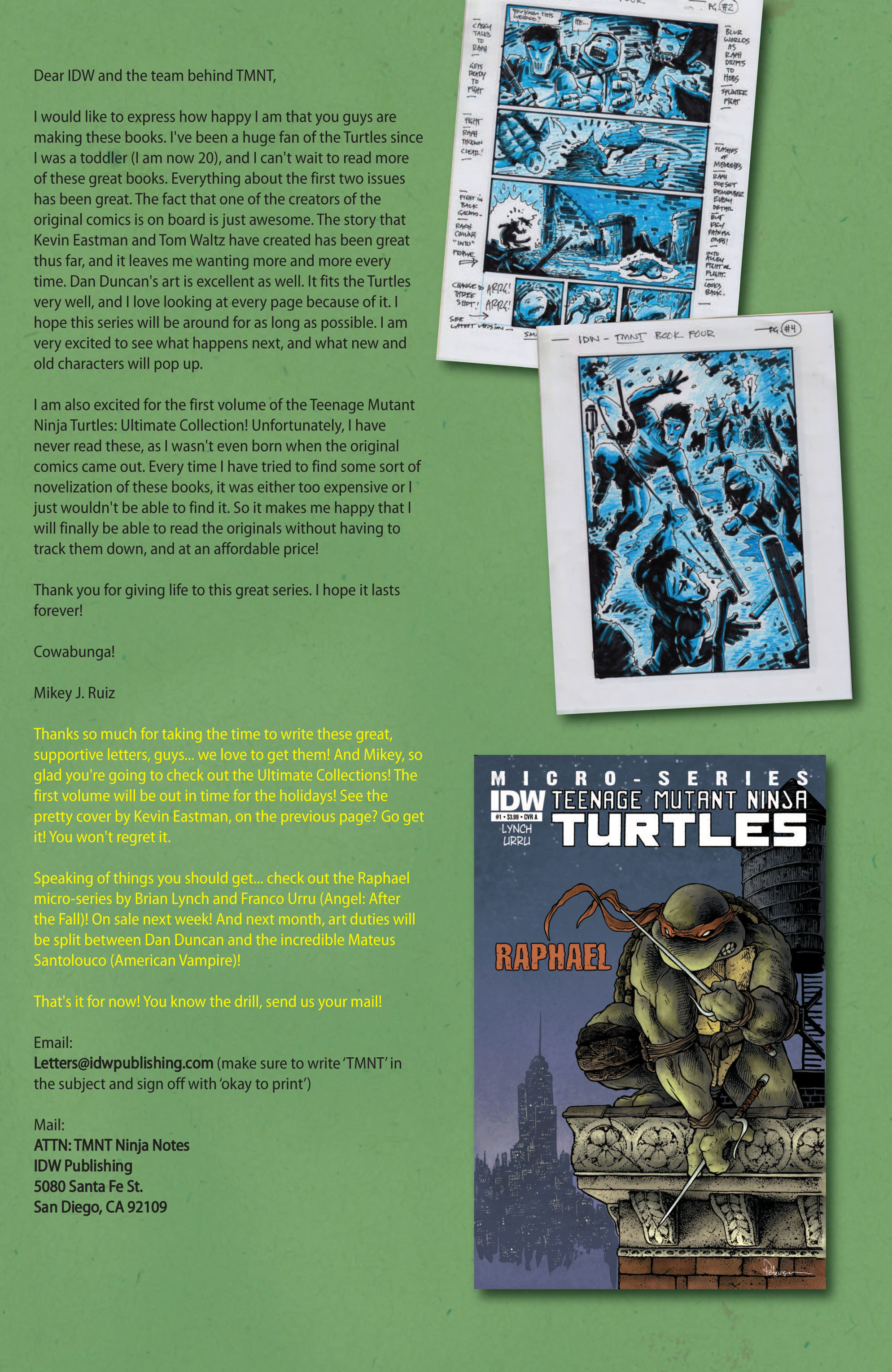 Read Teenage Mutant Ninja Turtles (2011) EN Manga Online
