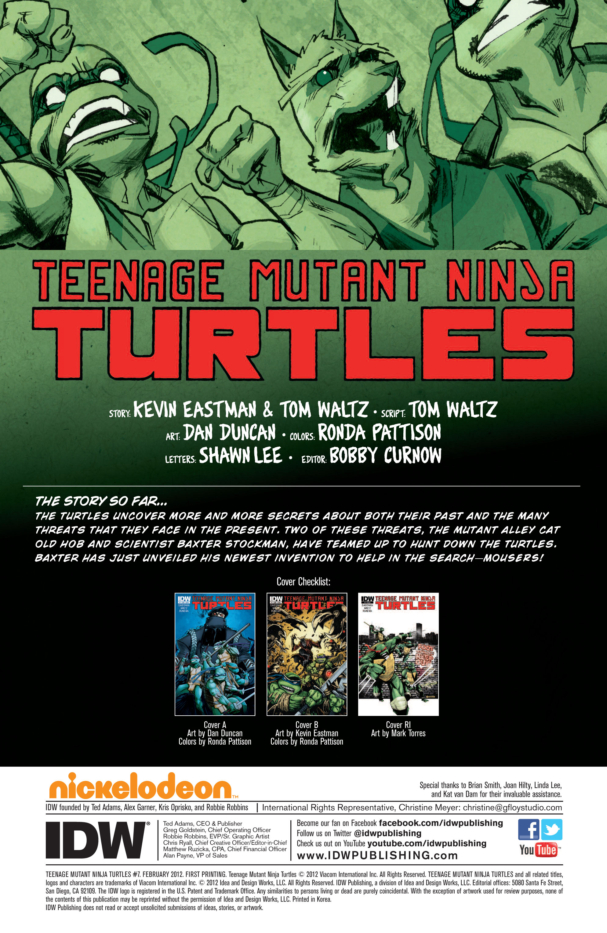 Read Teenage Mutant Ninja Turtles (2011) EN Manga Online