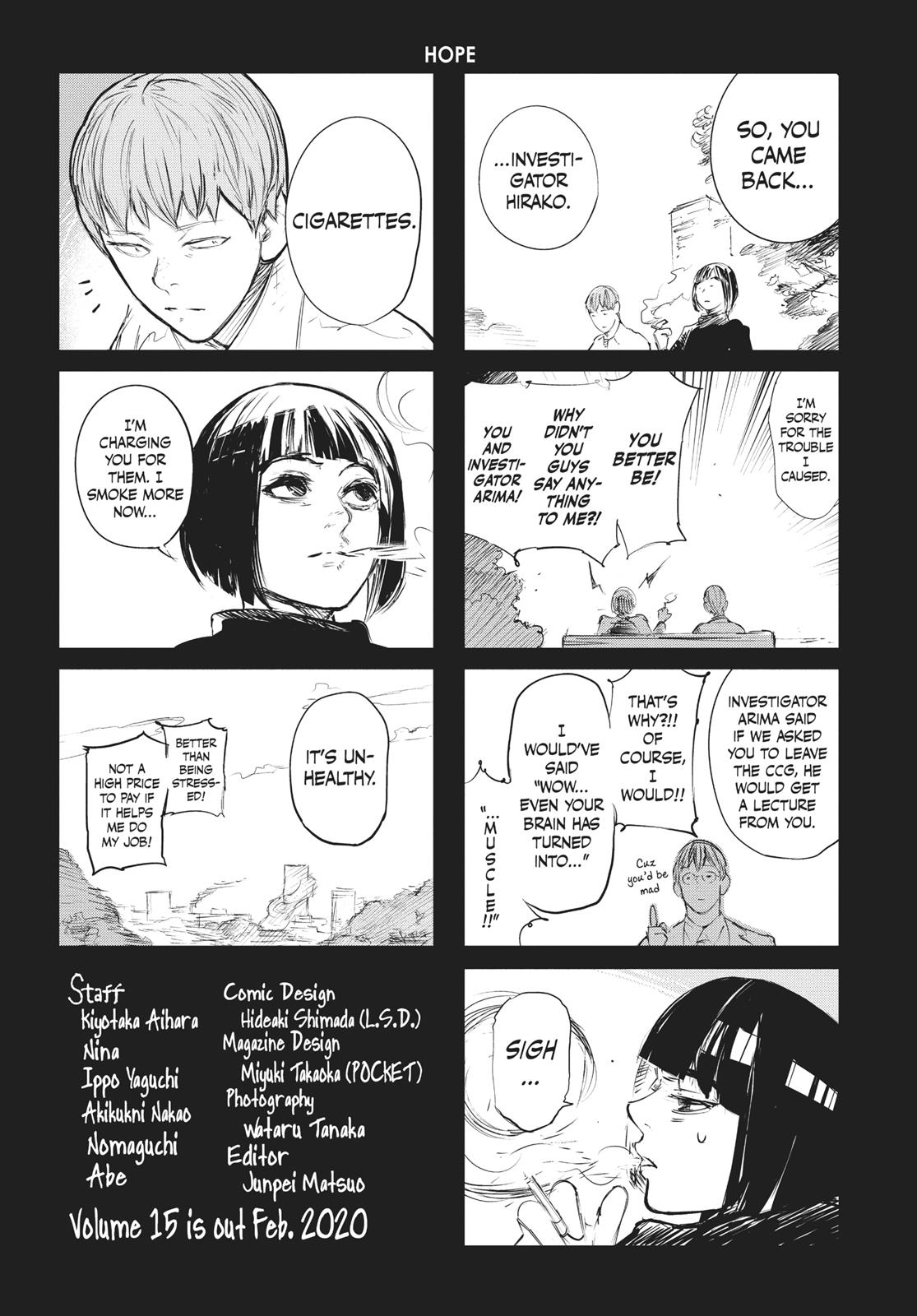Read Tokyo Ghoul re EN Manga Online