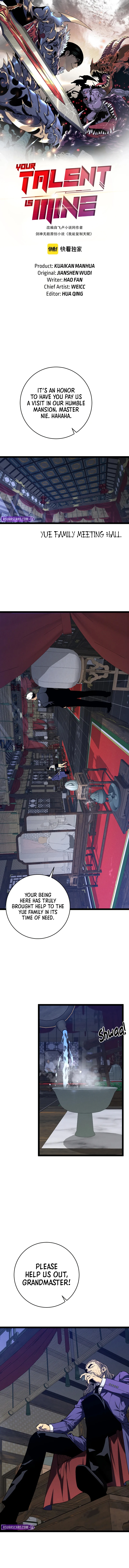 Read Your Talent is Mine EN Manga Online