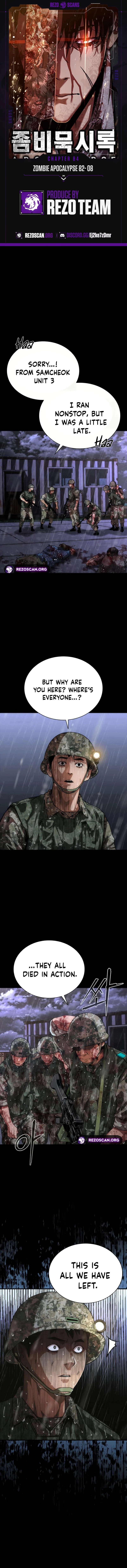 Read Zombie Apocalypse 82-08 EN Manga Online