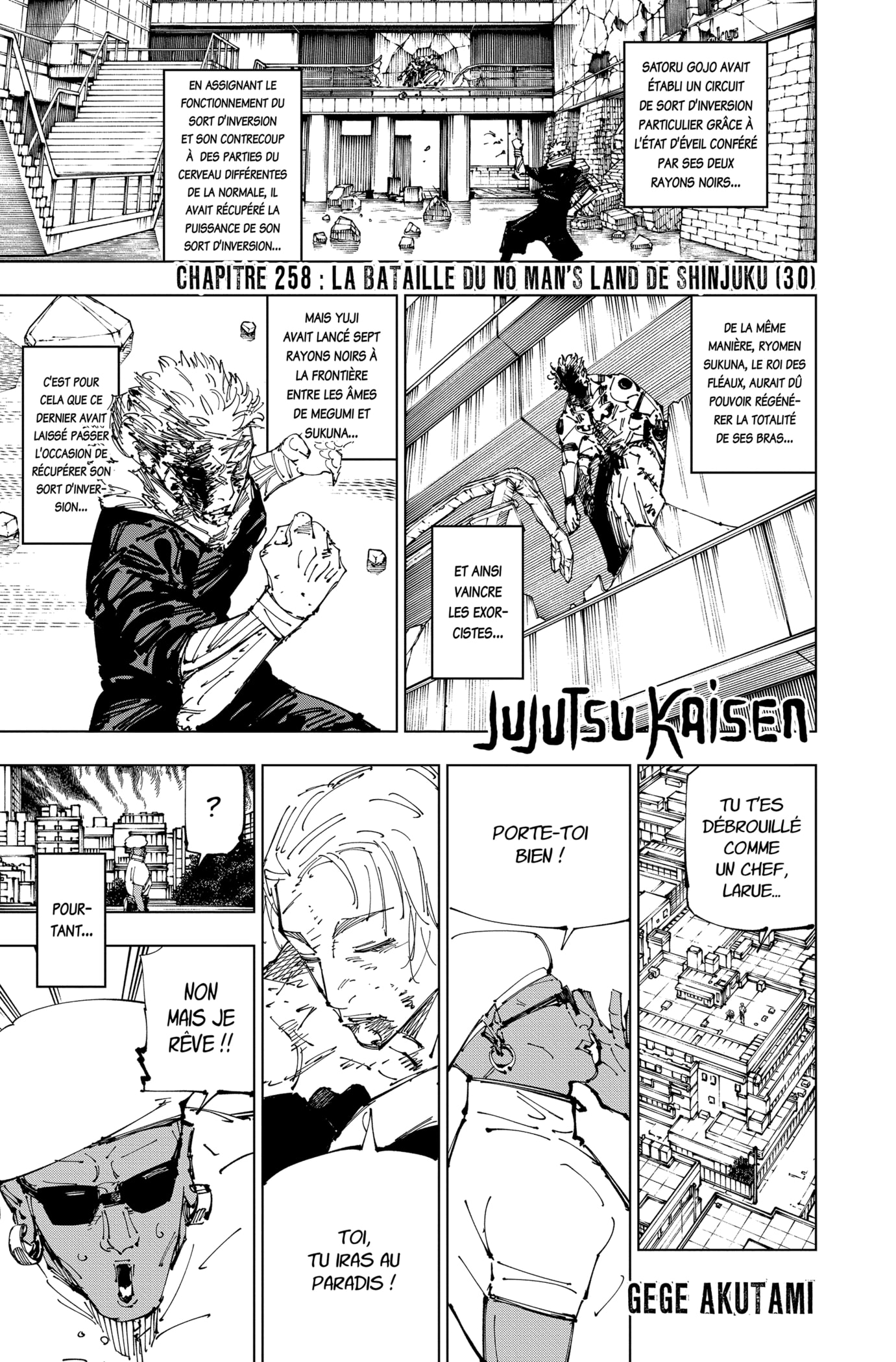 Read Jujutsu Kaisen FR Manga Online
