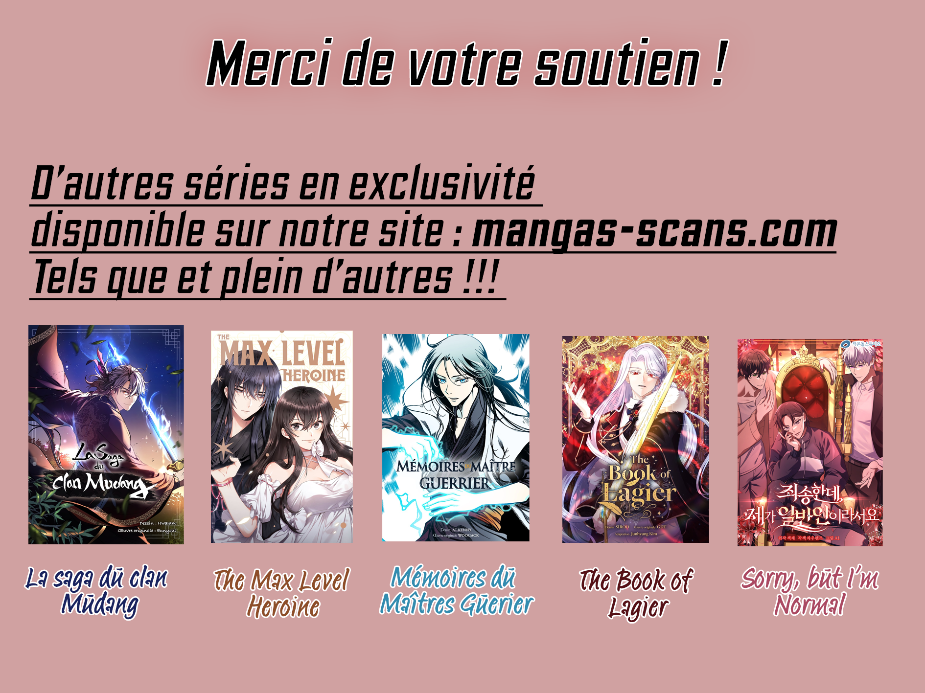 Read La Saga du clan Mudang FR Manga Online