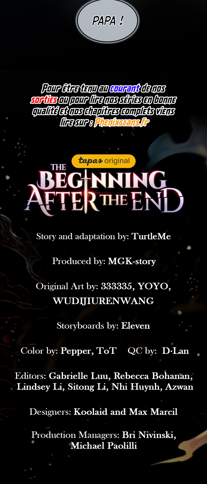 Read The Beginning After the End FR Manga Online