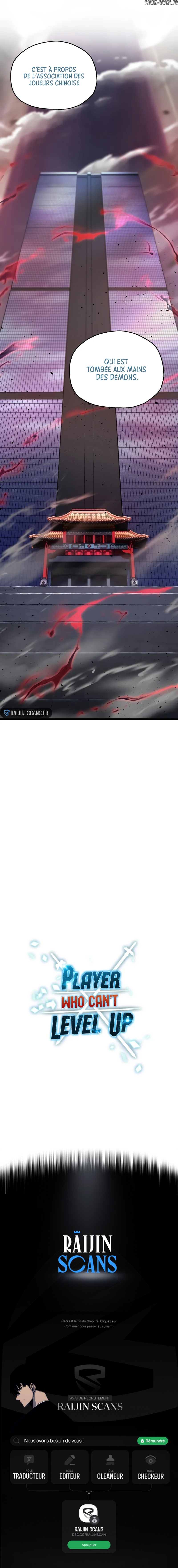 Read The Player That Can’t Level Up FR Manga Online