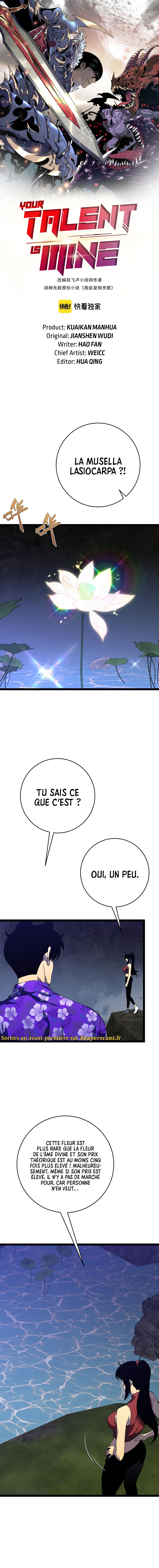 Read Your Talent is Mine FR Manga Online